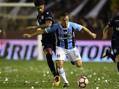 Arthur, en la final de la pasada Copa Libertadores.