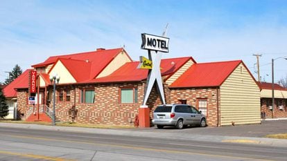 Imagen de un motel de Great Falls, la ciudad en la que Richard Brautigan creyó que se había quedado solo para siempre.