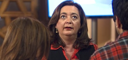 Mar Moreno, después del Consejo de Gobierno.