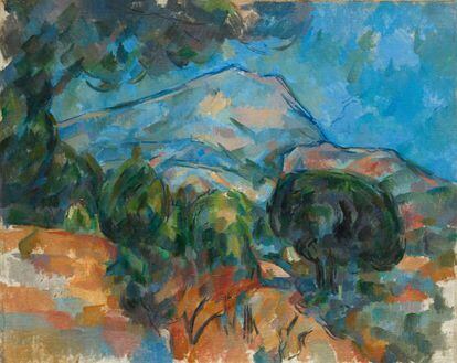 'La montaña Sainte Victoire' (1904) de Paul Cézanne.