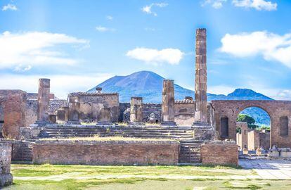 Las ruinas de Pompeya (Italia).