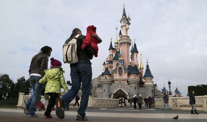 El parc d'atraccions Eurodisney, a París.