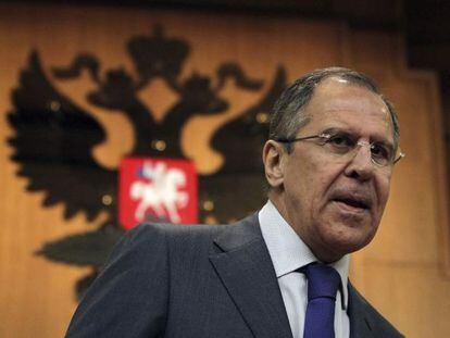 El ministro de Exteriores ruso, Sergei Lavrov.