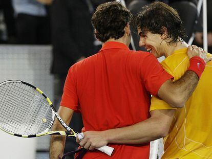 Nadal y Federer, en la Caja Mágica