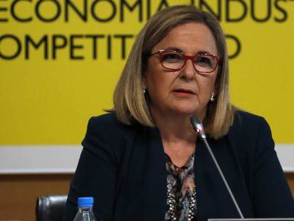 La secretaria de Estado de Econom&iacute;a, Irene Garrido.