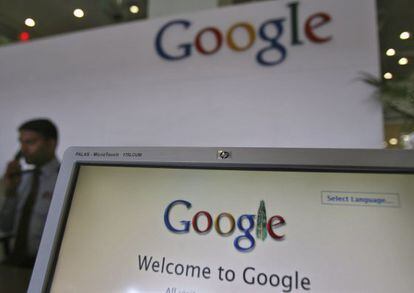 El logotipo del buscador de Internet Google.