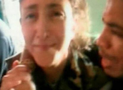 Un momento del rescate de Ingrid Betancourt