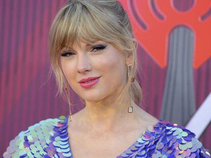 Taylor Swift, en los premios iHeartRadio Music Awards, en Los Ángeles, el pasado marzo.