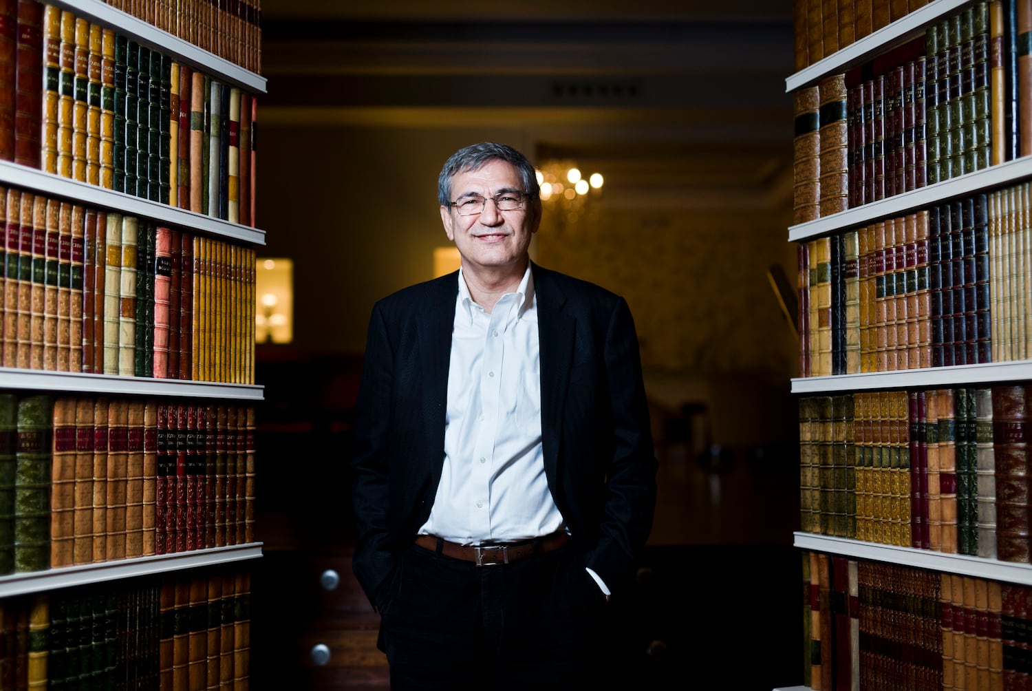 El escritor turco Orhan Pamuk, en Madrid en 2016