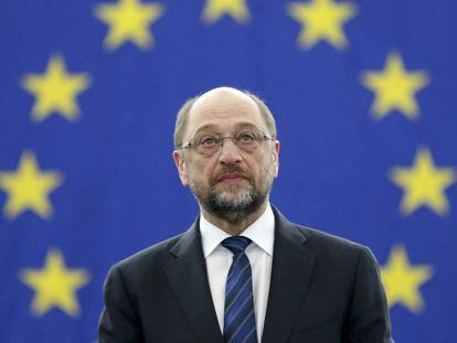 Martin Schulz, en el Parlamento Europeo en Estrasburgo, el pasado 16 de enero.