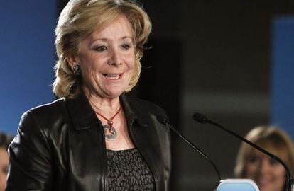 Esperanza Aguirre, en un acto reciente.