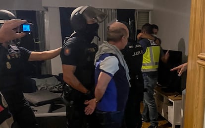 Hora de la detención de Hugo Carvajal.