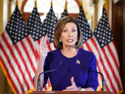 Nancy Pelosi anuncia la activación del proceso de destitución de Donald Trump.