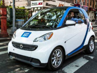 Un coche de Car2Go.