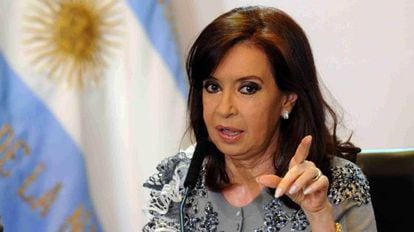 Cristina Fern&aacute;ndez, presidenta de Argentina