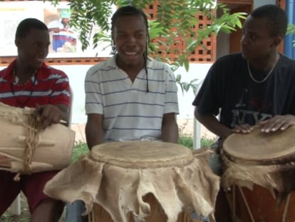 M&uacute;sicos de la comunidad de San Basilio de Palenque, Colombia, una de las que se ha beneficiado de la Ley de Restituci&oacute;n de Tierras