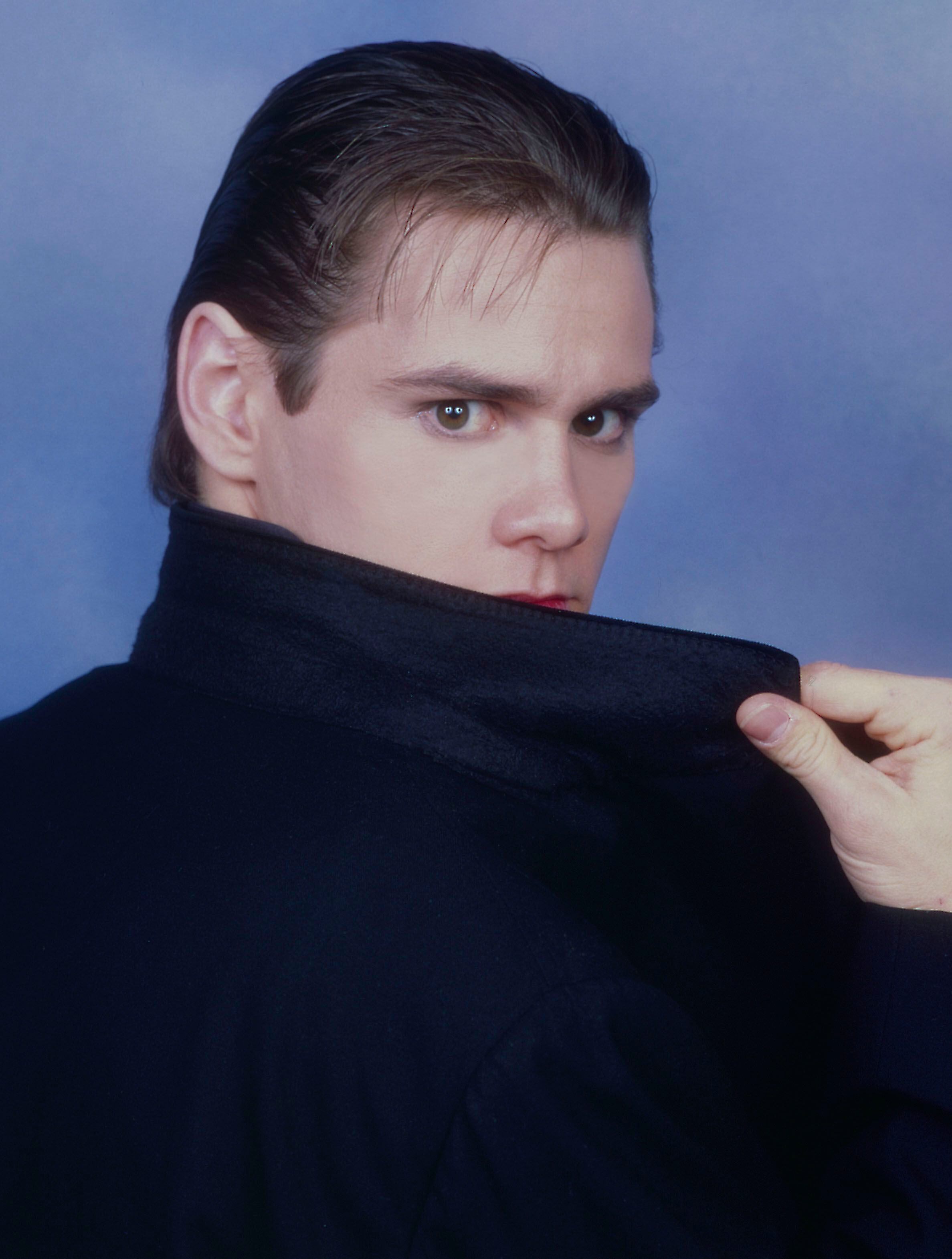 Retrato de Jim Carrey en 1985.