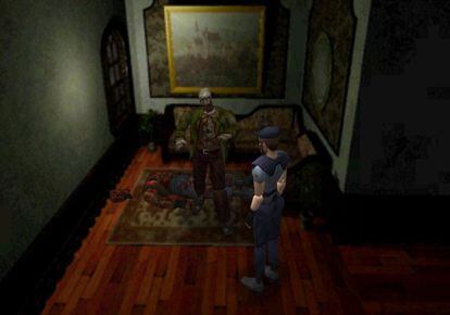 <i>Resident Evil</i> (1996), de Capcom. Lanzado originalmente para la consola PlayStation, es uno de los primeros títulos del género <i>survival horror</i>, historias en las que el protagonista tiene que sobrevivir, en un ambiente de película de terror, a una determinada amenaza. Esta primera apuesta del diseñador Shinji Mikami dio lugar a toda la saga posterior, que incluye seis títulos, cómics y películas de producción hollywoodiense. En el juego, el grupo de rescate S.T.A.R.S. debe enfrentarse a la amenaza zombi que se esconde en una mansión abandonada resolviendo misterios y puzles. Dependiendo de sus elecciones, el jugador llega a distintos finales.