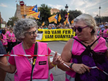 Una de las manifestaciones organizadas por la ANC en Barcelona.