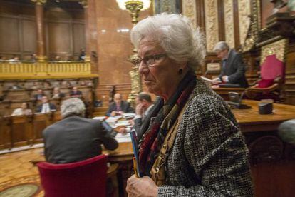 Maria Assumpció Vilà presenta el informe 2014 de la Síndica de Barcelona.