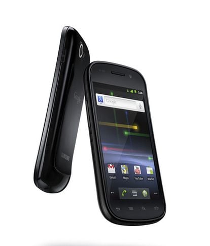 El segundo <i>smartphone</i> de Google, fabricado por Samsung, es el primero con la última versión del sistema operativo Android, Gingerbread.