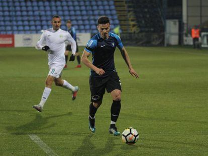 Ganea, en un partido con el Viitorul-