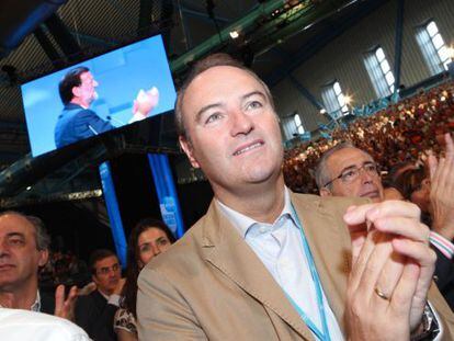 Alberto Fabra durante la Convenci&oacute;n del PP en M&aacute;laga.