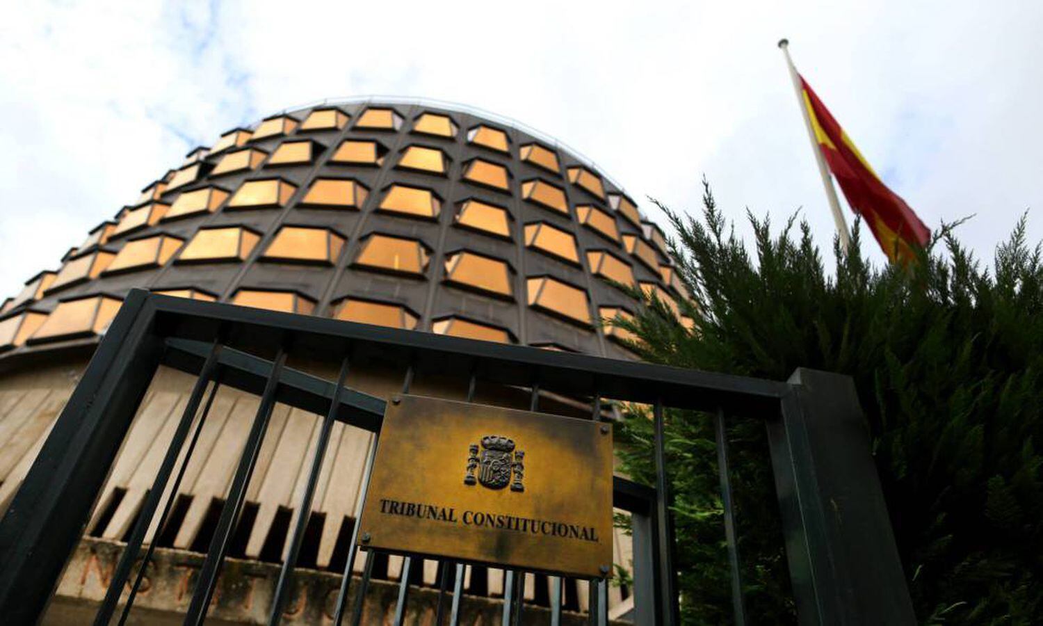 Fachada de la sede del Tribunal Constitucional, en Madrid. 