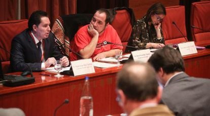 Miguel &Aacute;ngel Mayo, David Fern&aacute;ndez y Esther Andreu.