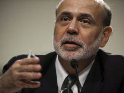 En la imagen, el presidente de la Reserva Federal, Ben Bernanke.