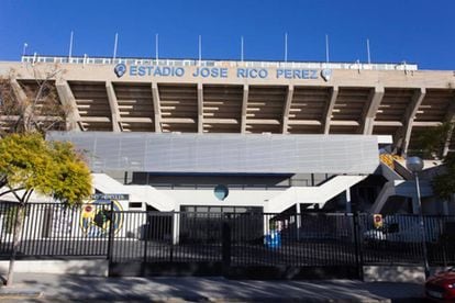 El estadio Rico Pérez.