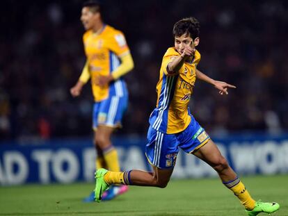 Damm celebra uno de sus goles