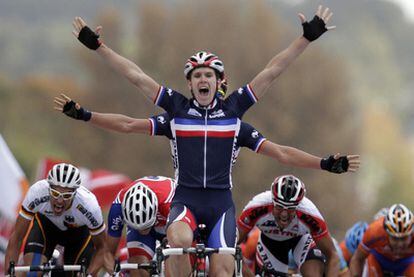 Los franceses Démare y Petit celebran el oro y la plata en la prueba sub 23.