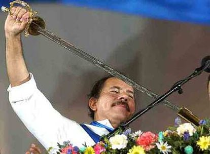 Daniel Ortega, durante la toma de posesión de su cargo, el pasado 11 de enero en Managua.