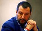 FILE PHOTO: FILE PHOTO: Italy's Interior Minister Matteo Salvini looks on during news conference