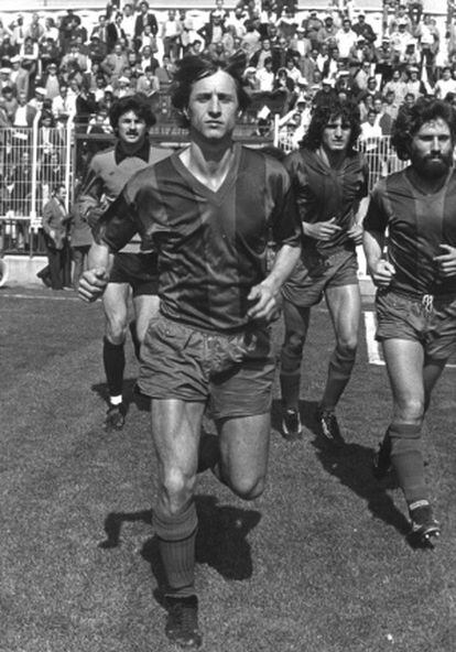 Cruyff, con el Levante.