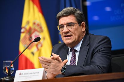 El ministro de Inclusión, Migraciones y Seguridad Social, José Luis Escrivá, el pasado 30 de octubre en Madrid.
