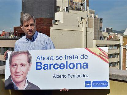 Alberto Fernández Díaz, candidato del PP a la alcaldía de Barcelona.