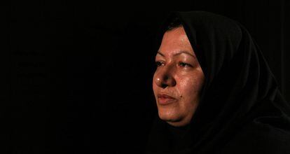 Sakineh, durante un momento del programa de la televisión Press TV, en una imagen difundida este jueves por las autoridades iraníes.