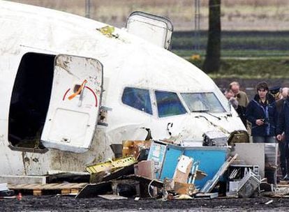 El avión turco se estrelló hace el 25 de febrero