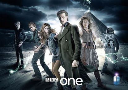 Cartel promocional de la longeva serie 'Dr. Who'.