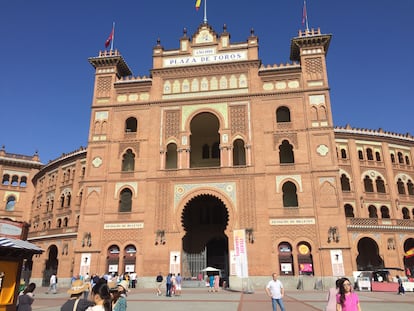 Fachada principal de la plaza de Las Ventas.