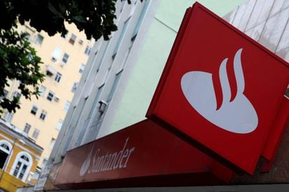 Una oficina del Banco Santander