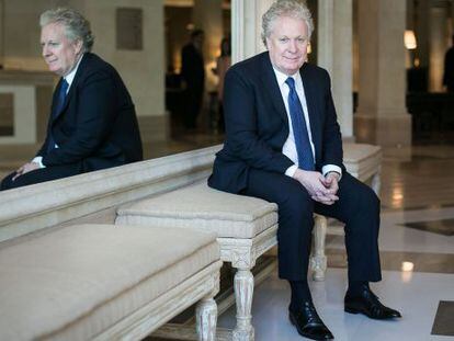 Jean Charest, el jueves en un hotel de Barcelona.