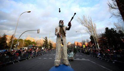 La cabalgata de Carnaval, celebrada el pasado mes de febrero. 