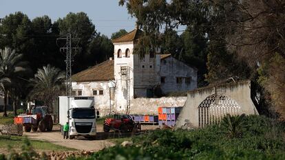 El cortijo que fuera de Queipo de Llano en Gambogaz, en Camas (Sevillas).