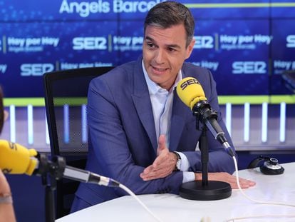 Àngels Barceló entrevista a Pedro Sánchez en la Cadena SER