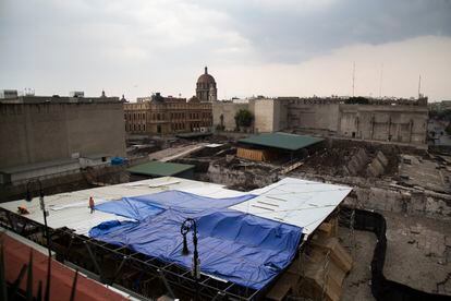 La Casa de las Águilas y los otros techos del Templo Mayor: “Ya vamos muy  avanzados, pero faltan muchas cosas” | EL PAÍS México