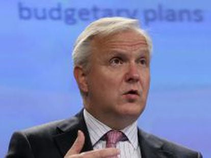 El vicepresidente de la Comisi&oacute;n Europea (CE) responsable de Econom&iacute;a y Finanzas, Olli Rehn.