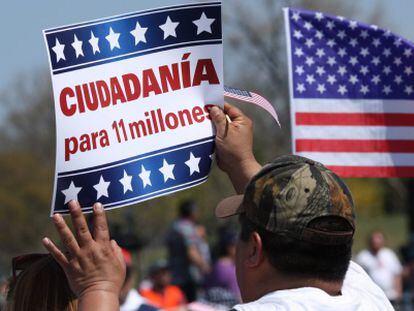 Manifestaci&oacute;n en Washington a favor de la reforma.